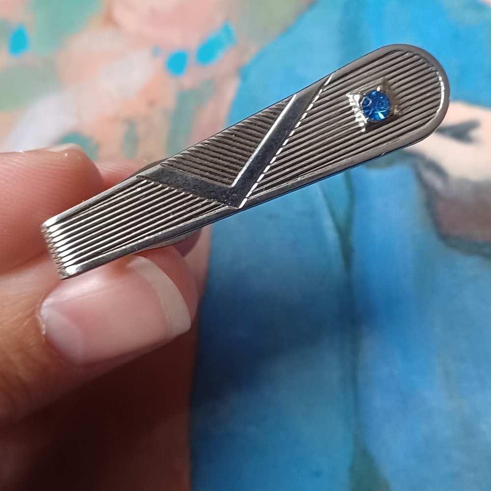 Vintage Cufflink & Tie Bar Set 👔 - Picture 3 of 4